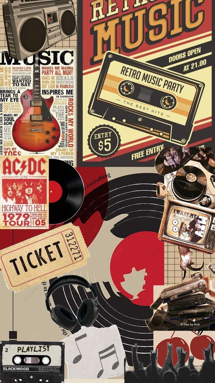 Retro aesthetic desk